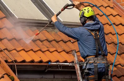 Démoussage et hydrofuge de toiture à Milhac